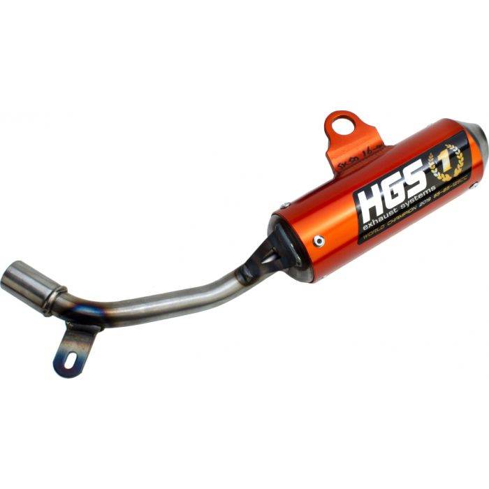 HGS - KTM/HSQ SX/TC 50 16- Silencieux alu orange