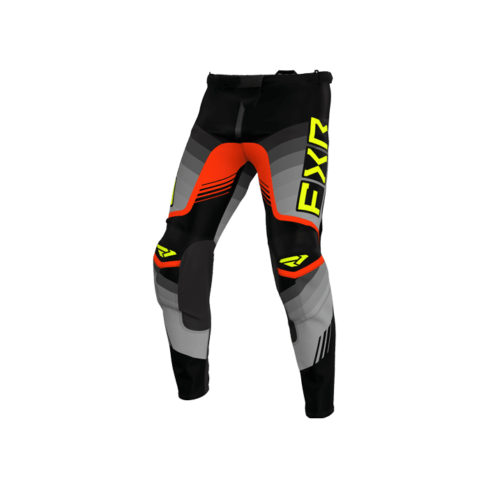 FXR Clutch Pro Mx Pantalon de cross Gris/Nuke/Jaune fluo | Gear2win.fr