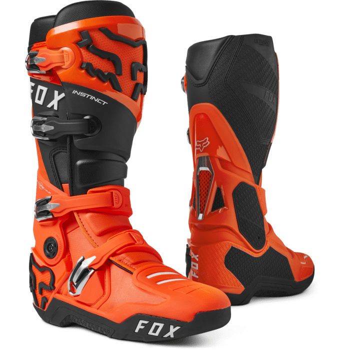 Bottes FOX Instinct 2.0 Orange Fluo | Gear2win.fr