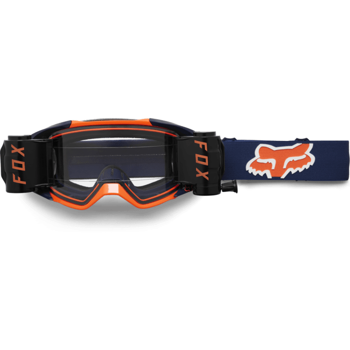 Masque FOX Vue Stray - Roll Off Marine/Orange | OS | Gear2win.fr