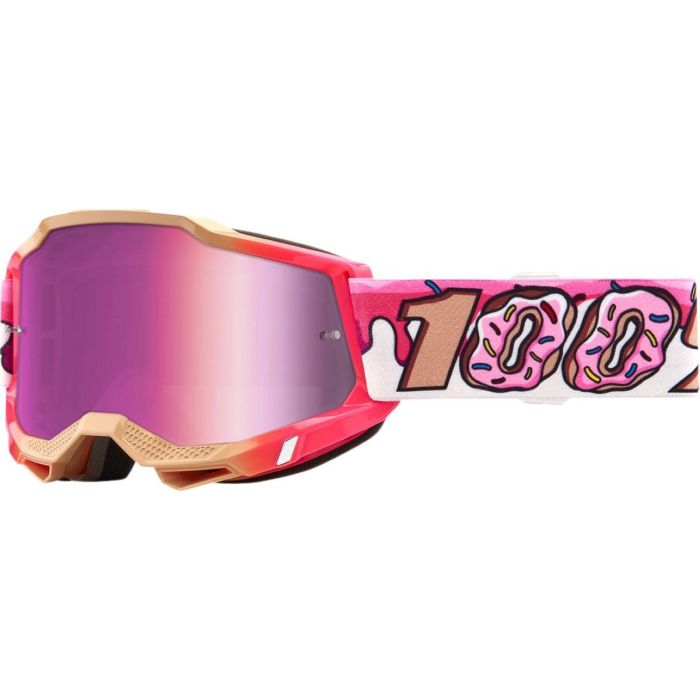 100% Goggle Accuri 2 donut mirror pink