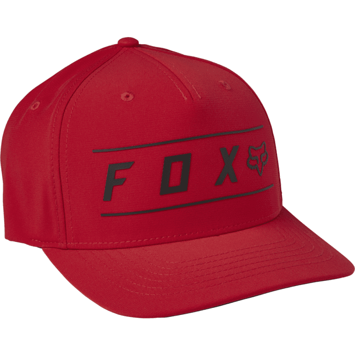 Casquette FOX PINNACLE Tech Flexfit Rouge