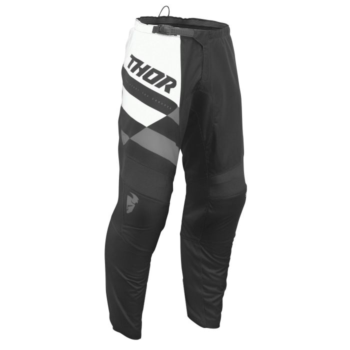 Thor Pantalon de motocross Jeune Sector Checker Noir/Gris | Gear2win.fr