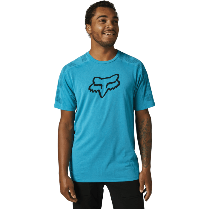 Tee Shirt FOX DVIDE Tech Turquoise