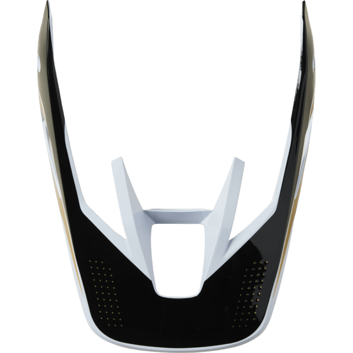 Fox V3 RS Helmet Visor Mirer White Black