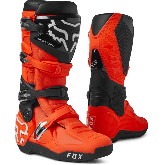 Bottes FOX Motion Orange Fluo | Gear2win.fr
