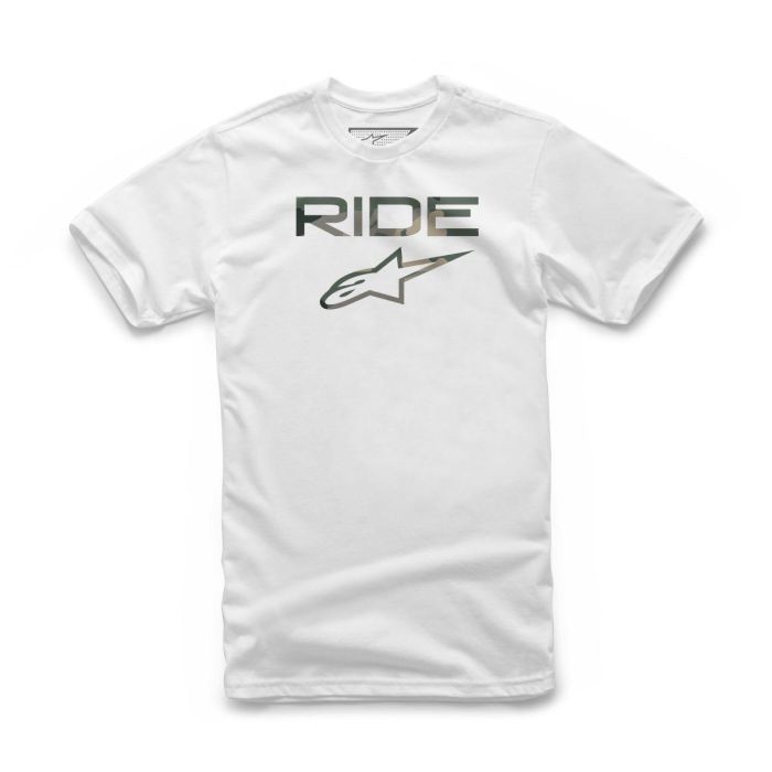 Alpinestars ride 2.0 camouflage t-shirt Blanc