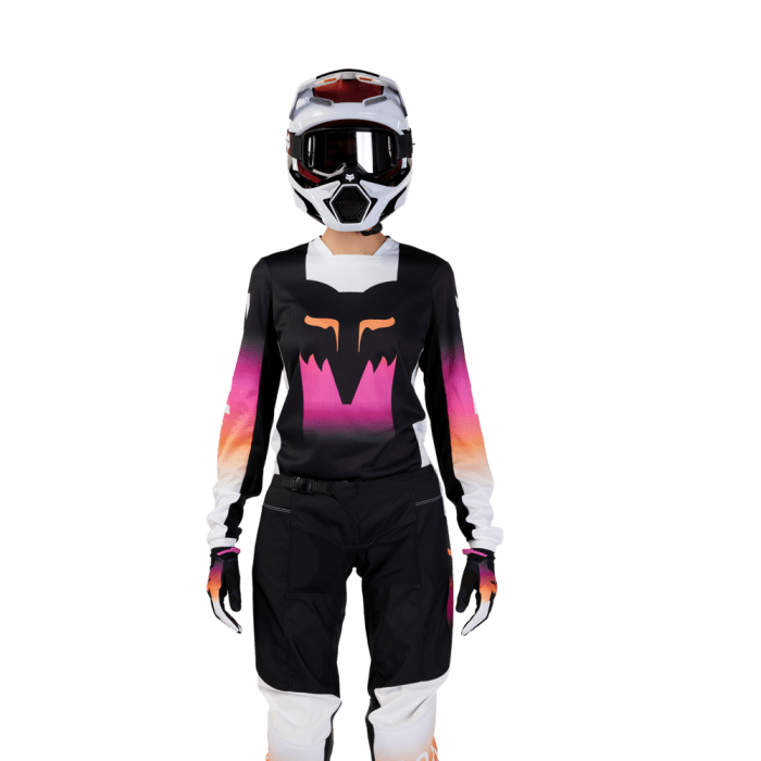 Fox Femme 180 Flora Maillot de motocross Noir/Rose | Gear2win.fr