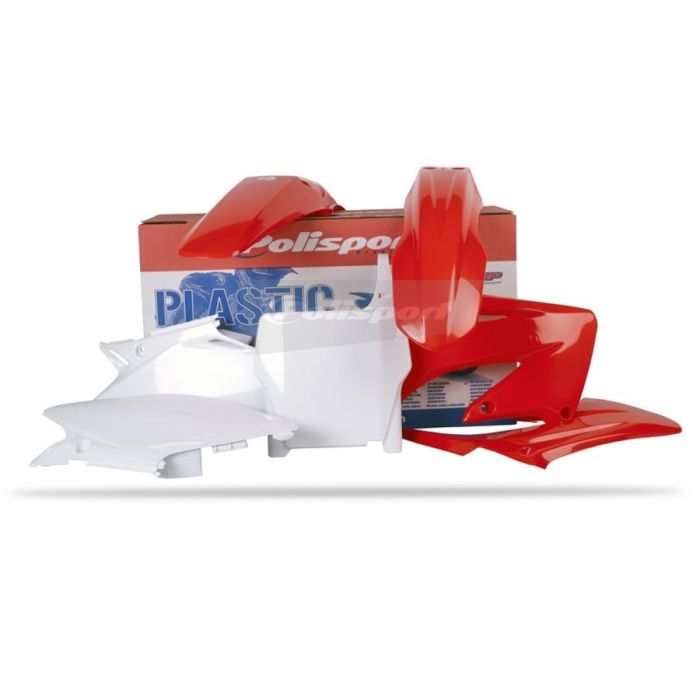 Kit plastiques Polisport CR125/250 04-07 Rouge04 | Gear2win.fr