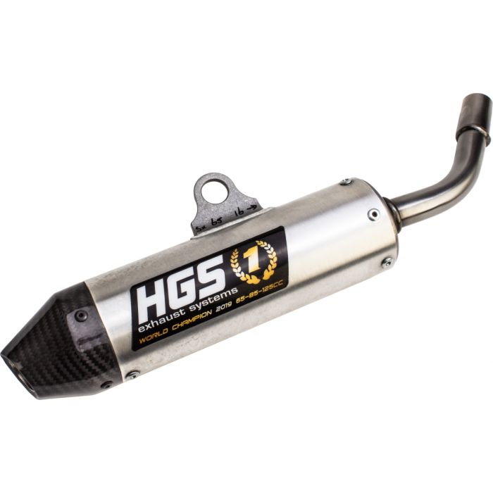 HGS - KTM/HSQ SX/TC 65 16- Silencieux alu embout de carbone