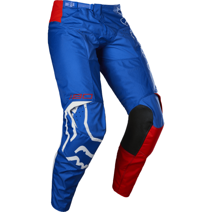 Fox Youth 180 Skew Pant White Red Blue
