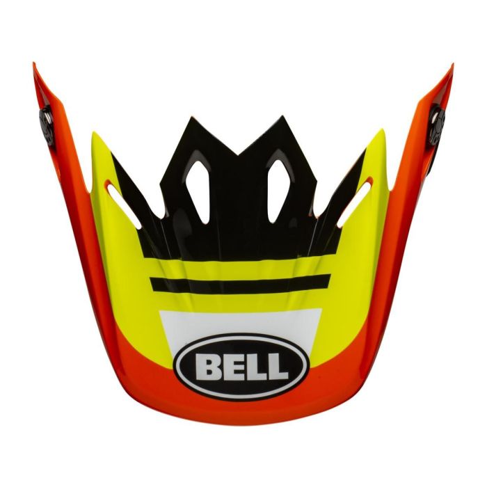 Visière casque BELL Moto-9 MIPS Prophecy brillant Jaune/Orange/Noir | Gear2win.fr