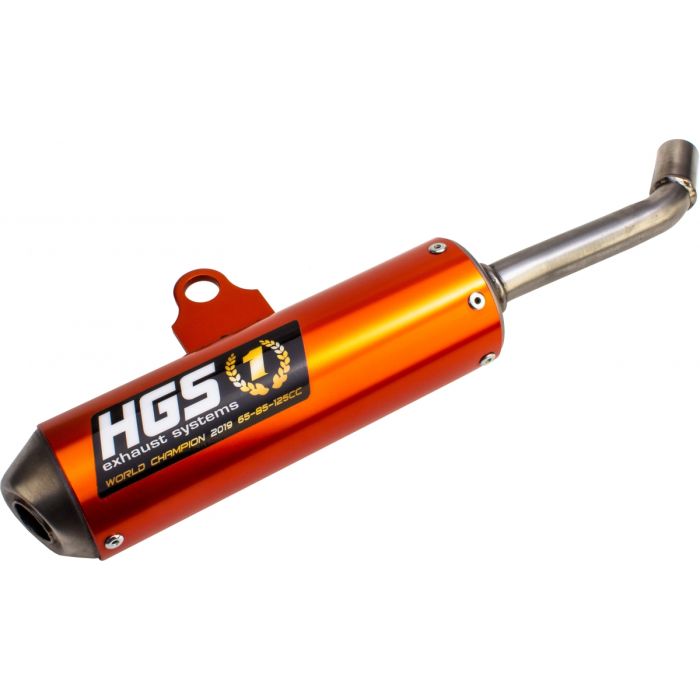 HGS - KTM/HSQ SX/TC 85 18- Silencieux alu orange