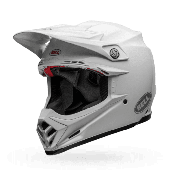 Casque BELL Moto-9 Flex Solid Blanc | Gear2win.fr
