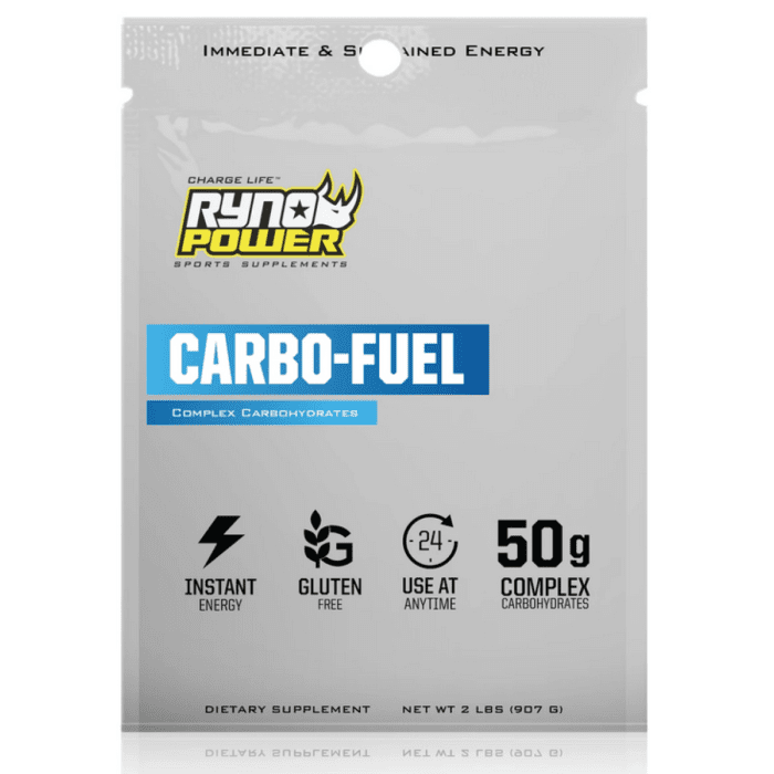 Carbo-Fuel RYNO POWER sans stimulant - portion individuelle | Gear2win.fr