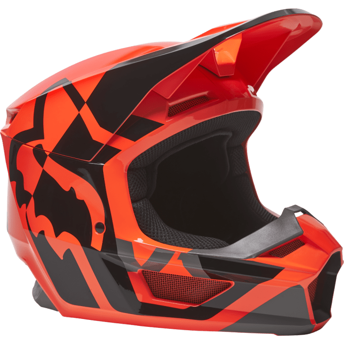 Fox V1 Lux Helmet Fluorescent Orange