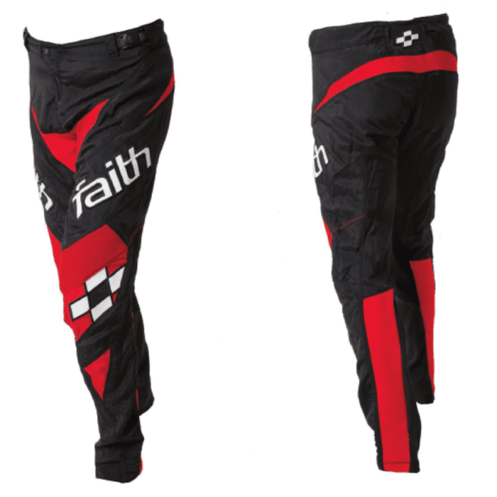FAITH - YOUTH PANTS ECLIPSE BLACK-RED 18