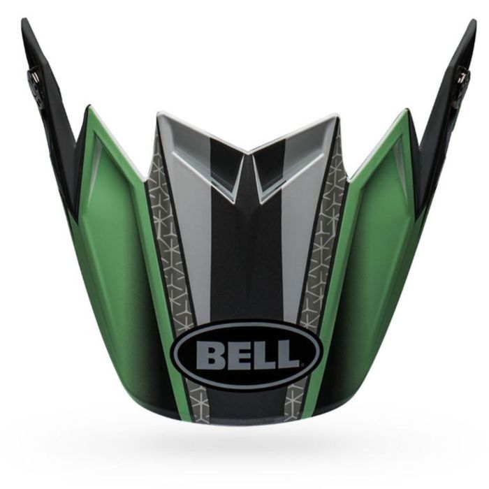 Visière casque BELL Moto-9 Flex Hound Vert/Blanc/Noir | Gear2win.fr