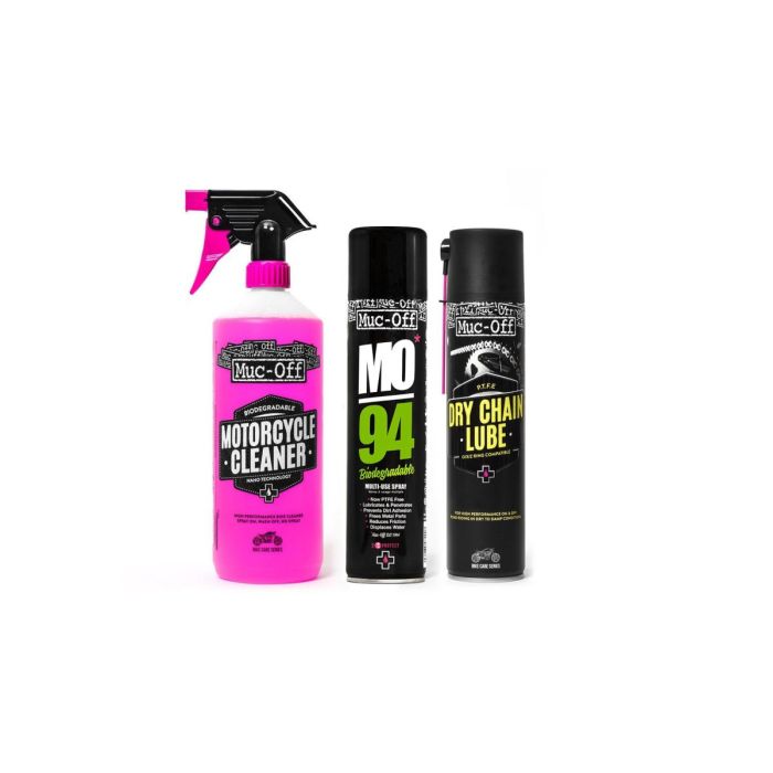 Muc-off Motorcycle clean protect and lube kit | Gear2win.fr