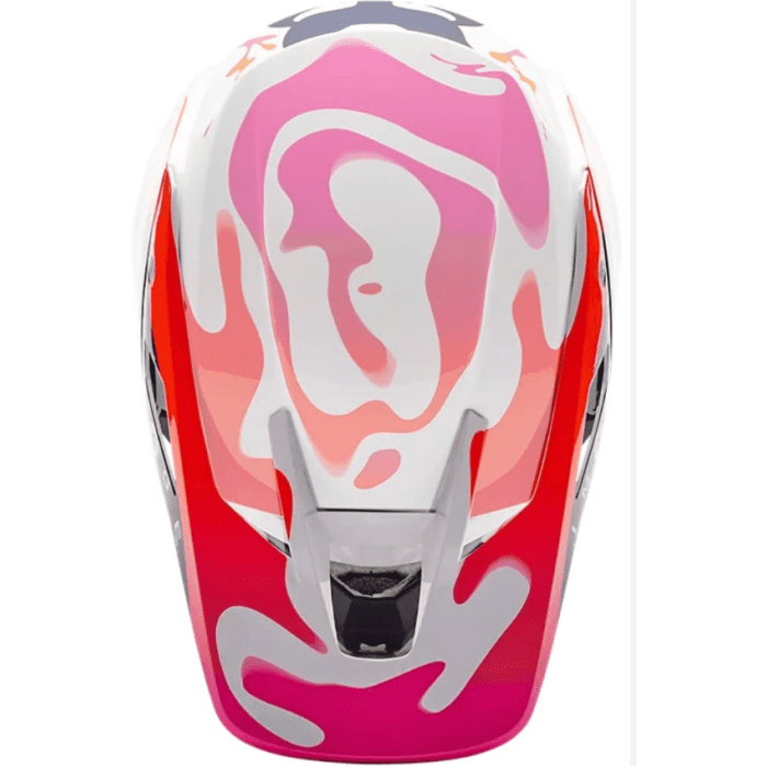 Fox V3 Rs Helmet Visor - Ryvr White/Navy