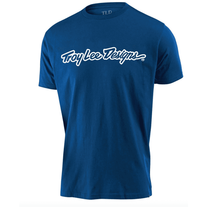 Troy Lee Designs Youth signature tee royal blue