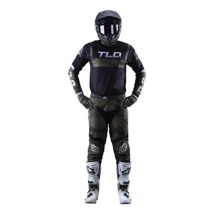 Tenue complète Troy Lee Designs GP Brazen Camo Vert | Gear2win.fr