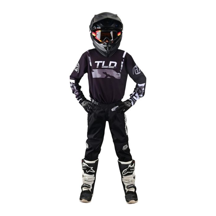 Tenue complète Enfant Troy Lee Designs GP Brazen Camo Gris | Gear2win.fr