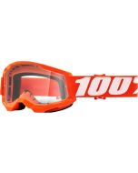 100% Masque de cross Strata 2 pour enfant orange écran transparent