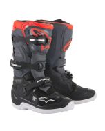 Alpinestars Boots Tech 7s Black Dark Gray Red Fluo