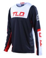 Maillot Troy Lee Designs SE Pro Fractura Marine Rouge
