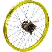 Kite Roue avant complète Elite MX-Enduro 1.60"X21" Aluminium Yellow | bronze foncé