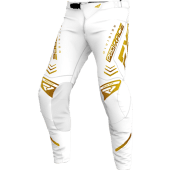 FXR Revo Mx Pantalon de cross Blanc/Or