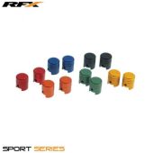 Bouchons de valves RFX Sport (Piston/Orange) 2pcs