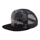 Troy Lee Designs Snapback Cap, Signature Camo, Black/Silver, One Size
