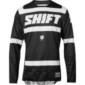 SHIFT 2018 - 3LACK STRIKE maillot cross - noir blanc