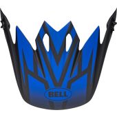 Visère casque BELL MX-9 MIPS - Disrupt mat Noir/Bleu