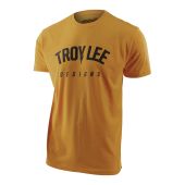 T-shirt Troy Lee Designs Bolt Moutarde