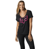 Fox Women'S Boundary Short Sleeve Top | Black/Pink