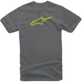 Alpinestars T-shirt Ageless Charbon/Fluo geel