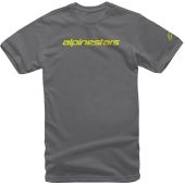 Alpinestars T-shirt Linear Word Gris/Geel