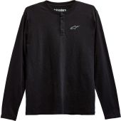 Alpinestars T-shirt à manches longues Henley Gravel Noir