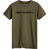 Alpinestars T-shirt Line-Word Vert/Noir