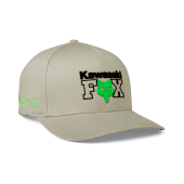 Fox Casquette Flexfit Fox X Kawi |  Gris acier |