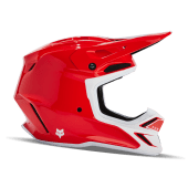 Fox V3 Rs Optical Casque de motocross Fluo Rouge