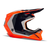 Fox Adolescent V1 Nitro Casque de motocross Fluo Orange