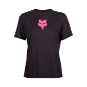 Fox Femmes Head Short Sleeve T-shirt Noir/Rose