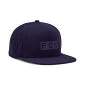 Fox Wordmark Tech Snapback Hat - Midnight - OS