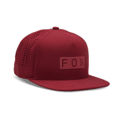 Fox Wordmark Tech Snapback Hat - Scarlet - OS