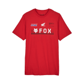 Fox X Honda Premium T-shirt à manches courtes Rouge Flamme