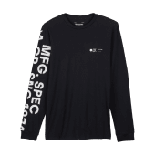 Fox Barge Premium T-shirt à manches longues noir
